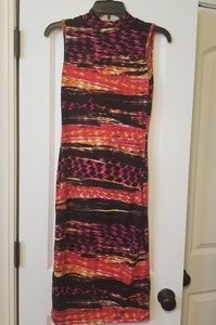 Wild Rose Stretch Midi Dress